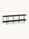 Renee Low Wooden Shelving Unit — Clay