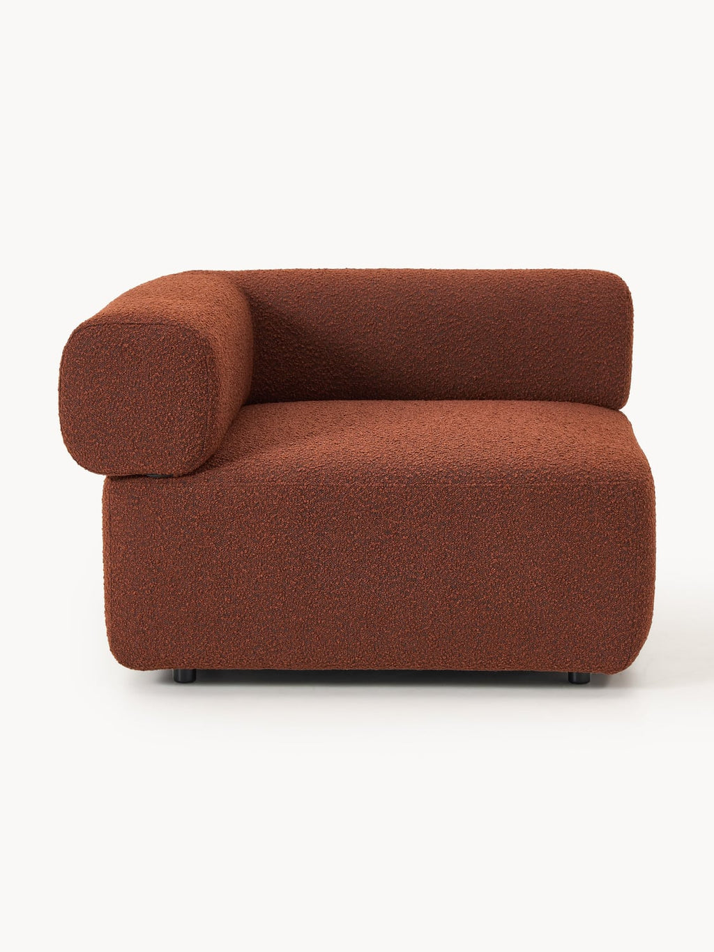 Anton Bouclé Corner Module — Burgundy