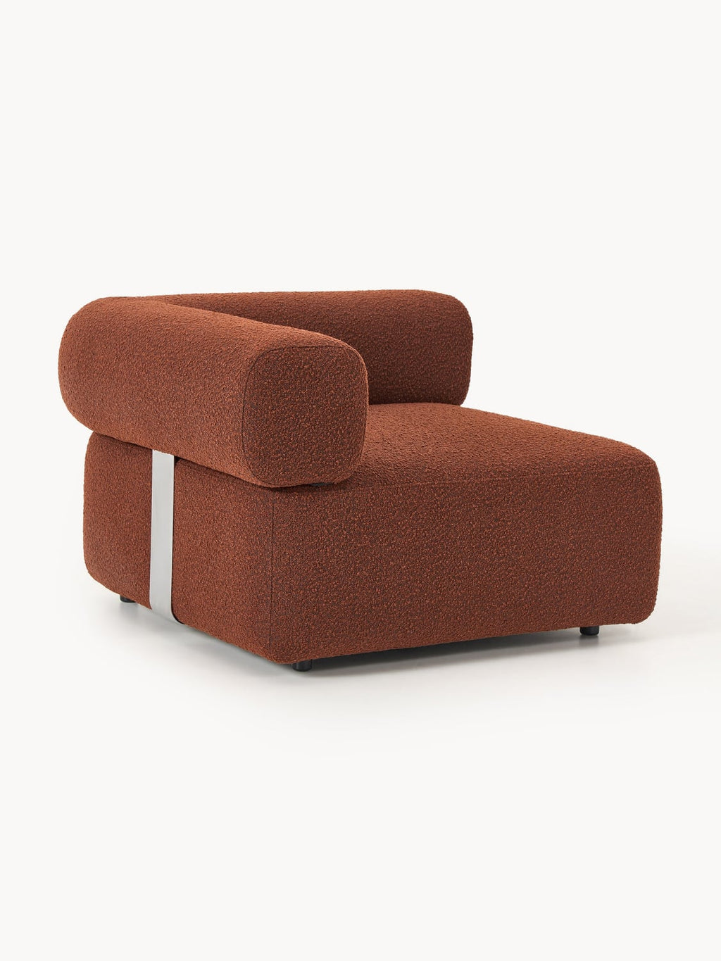 Anton Bouclé Corner Module — Burgundy