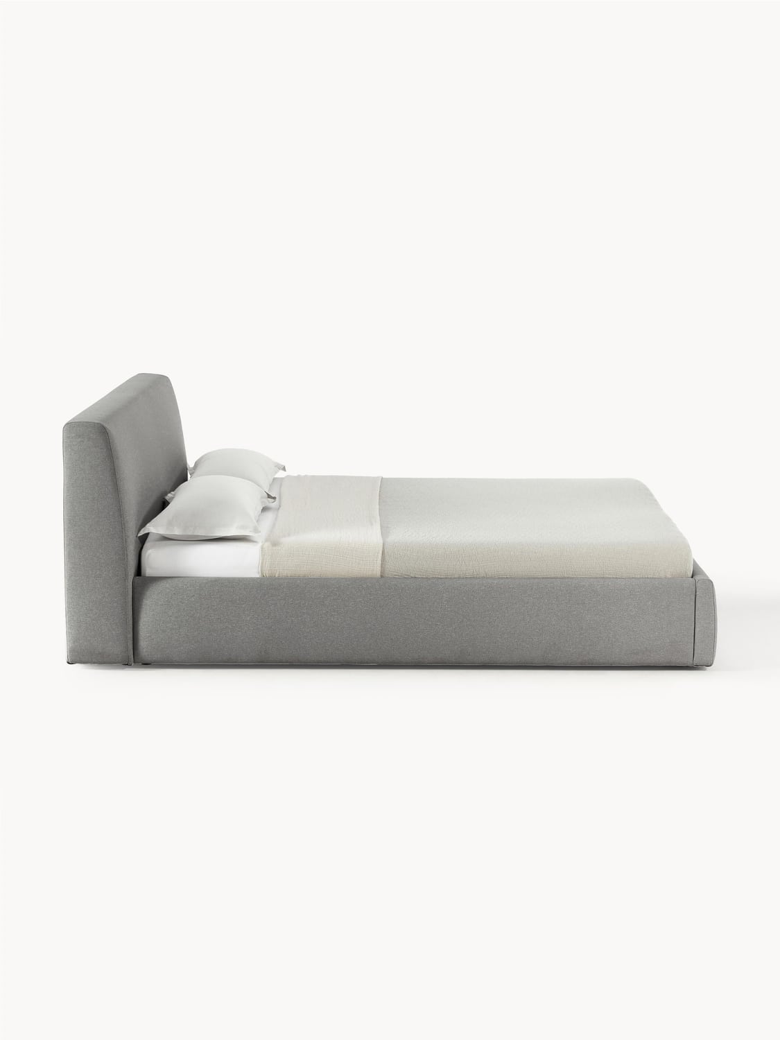 Cloud Upholstered Bed — Lilac