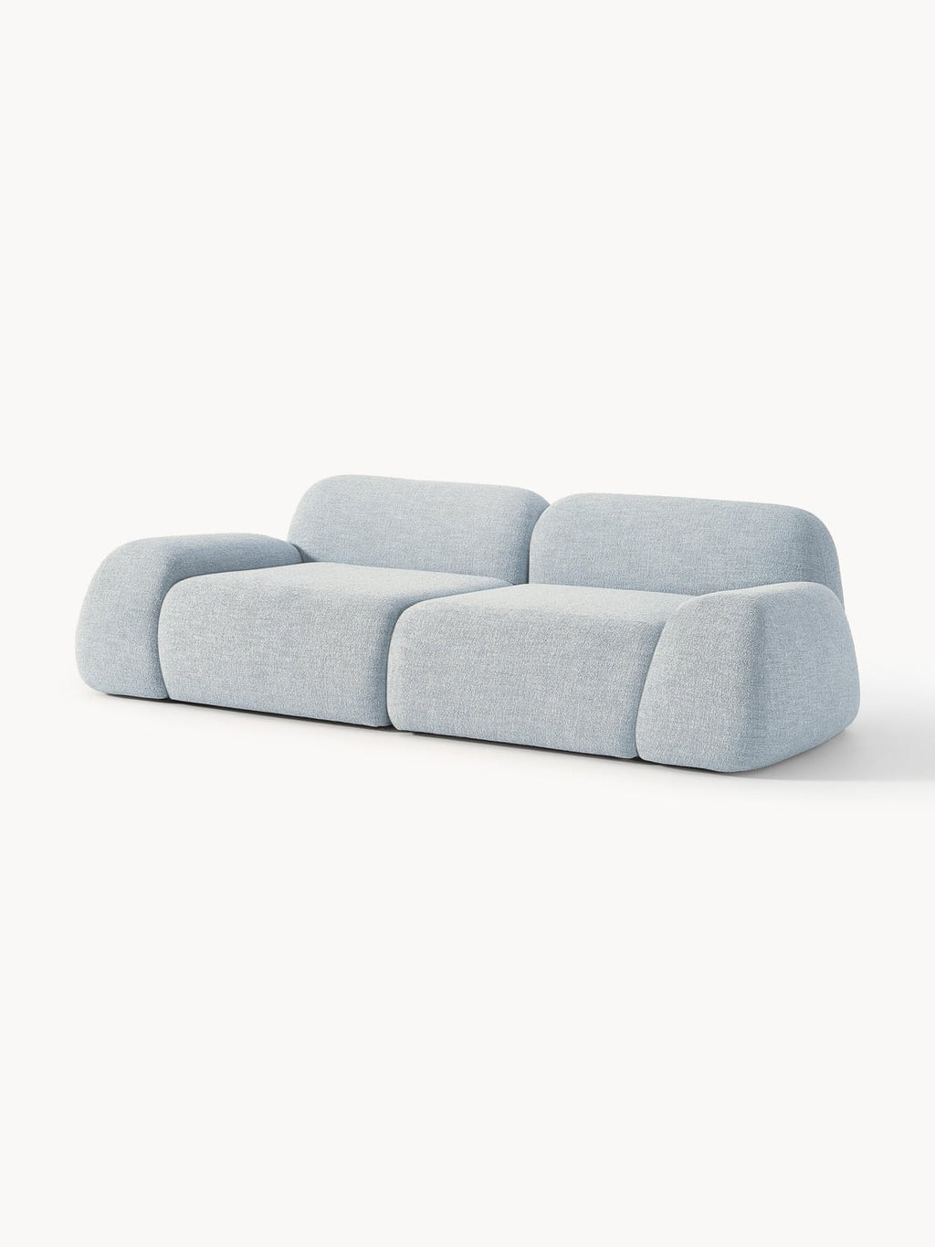 Wolke Modular Bouclé Sofa (3-seater) — Taupe