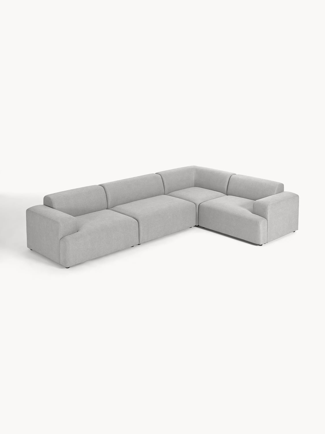 Melva Large Corner Sofa (4-seater) — Lilac