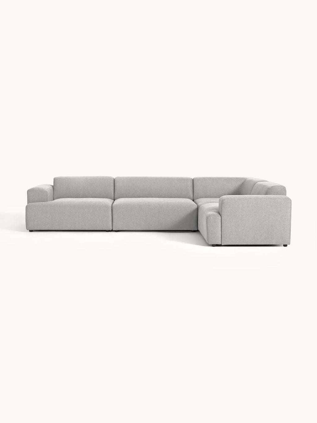 Melva Large Corner Sofa (4-seater) — Lilac
