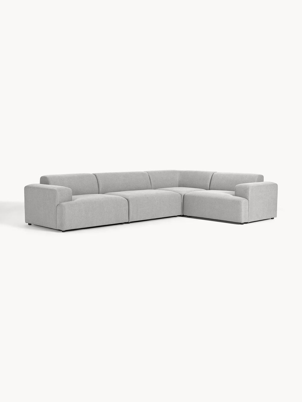 Melva Large Corner Sofa (4-seater) — Lilac
