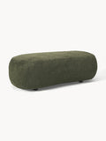 Alba XL-Ottoman in Teddy Bouclé — Green