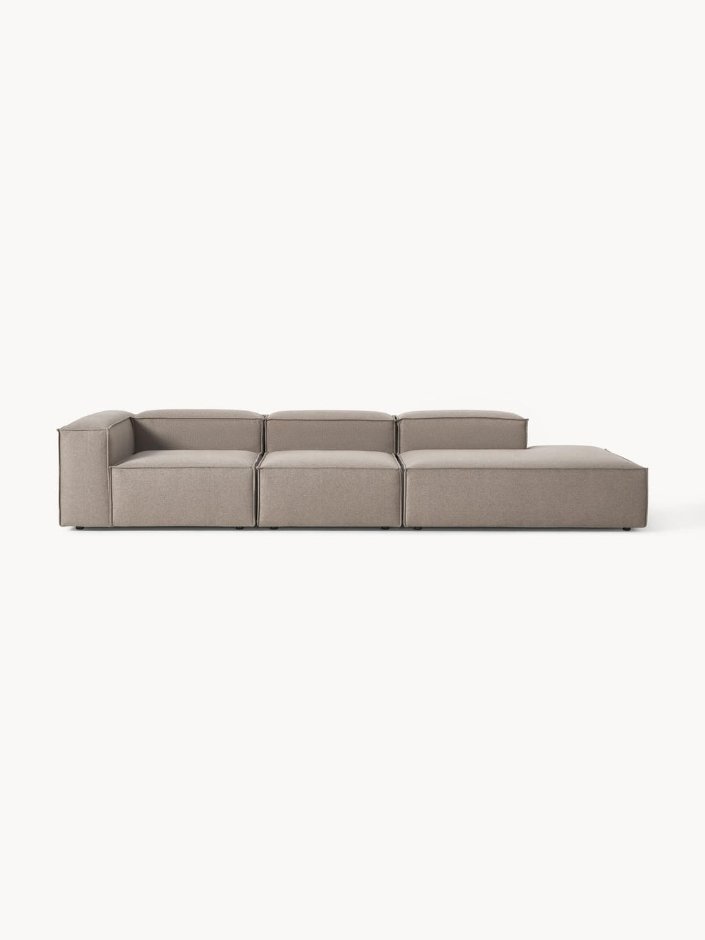 Lennon Modular XL Ottoman — Warm Grey
