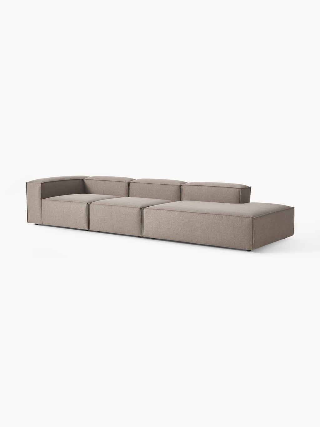 Lennon Modular XL Ottoman — Warm Grey