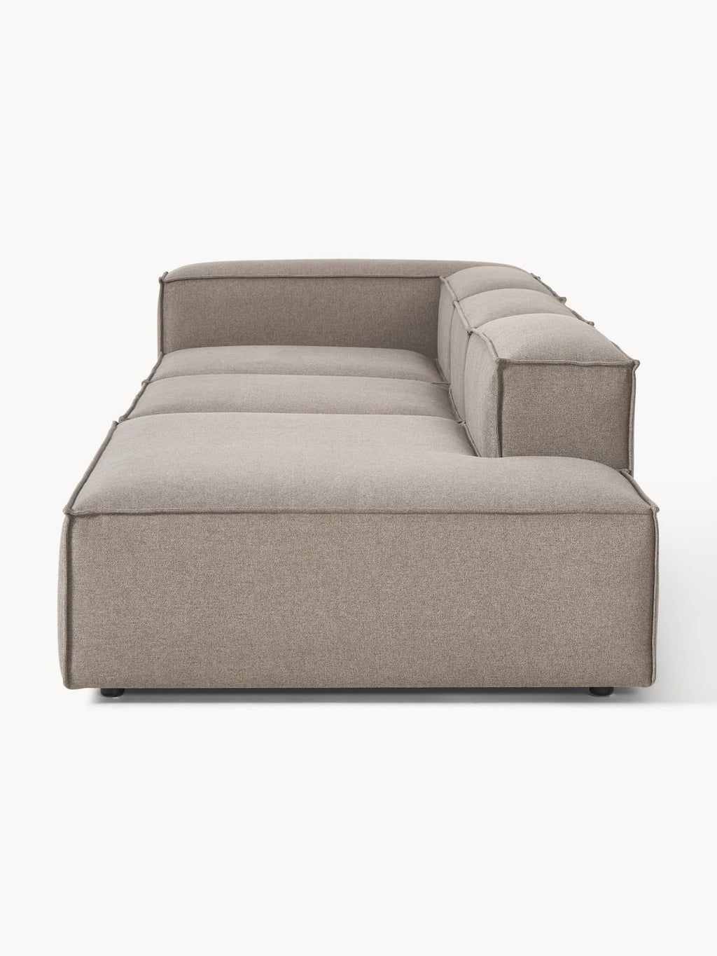 Lennon Modular XL Ottoman — Warm Grey