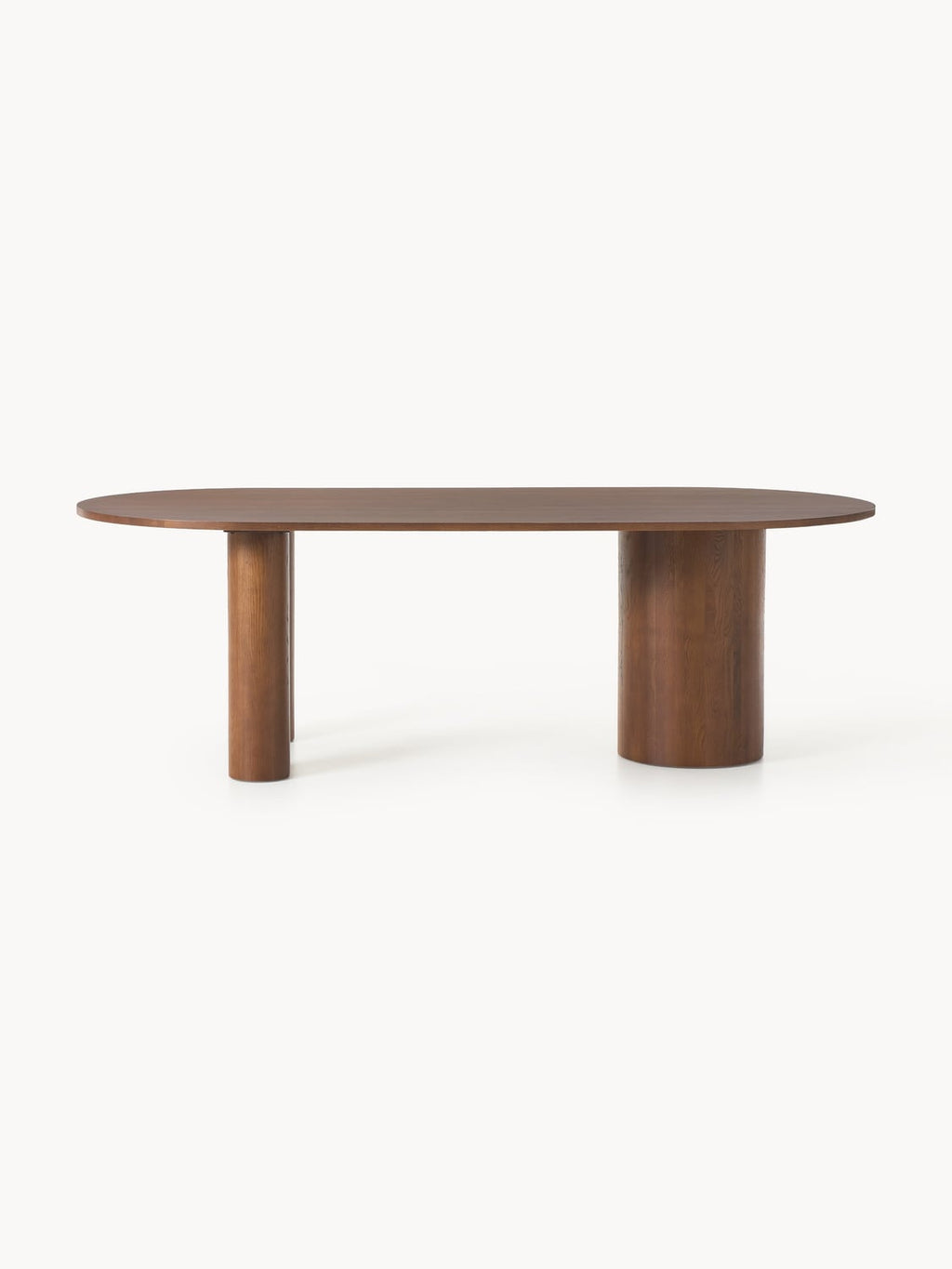 Dunia Oval Dining Table in Oak, in various sizes — Taupe