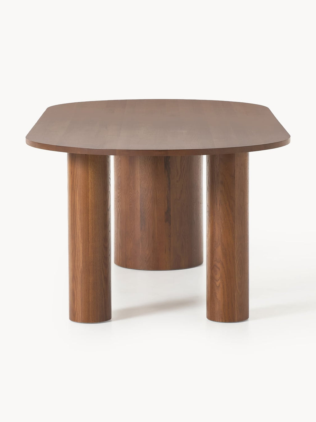 Dunia Oval Dining Table in Oak, in various sizes — Taupe
