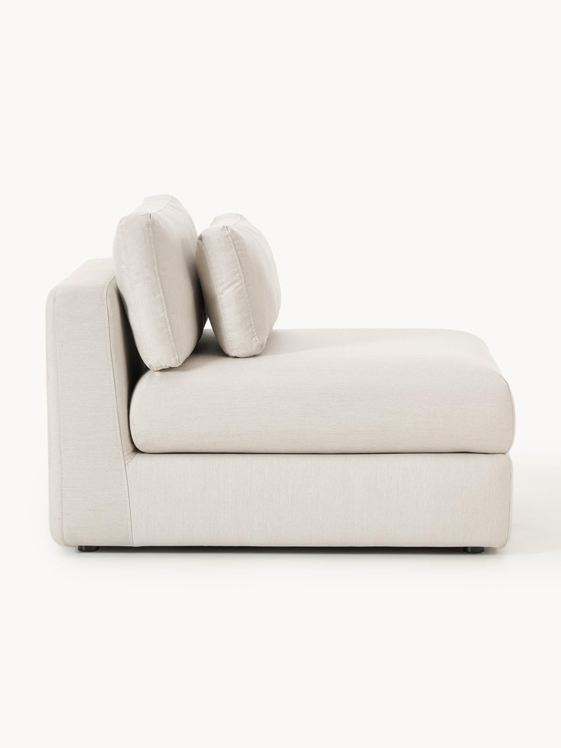 Rabea Modular Garden Lounge Chair — Light Grey