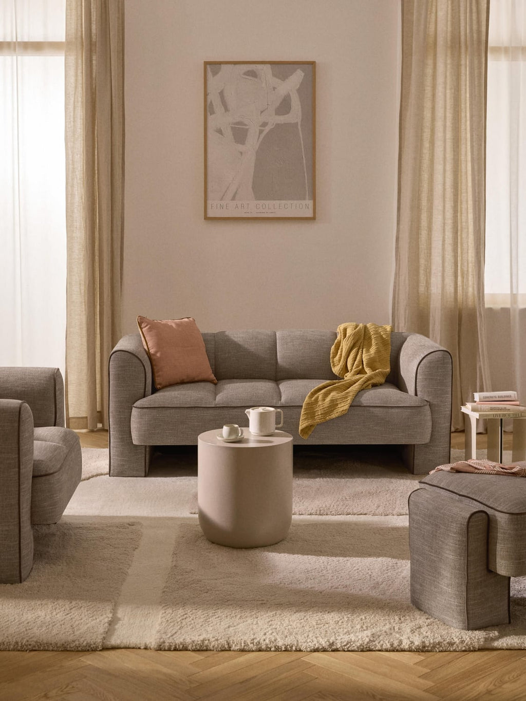 Bobi Sofa (2-seater) — Taupe