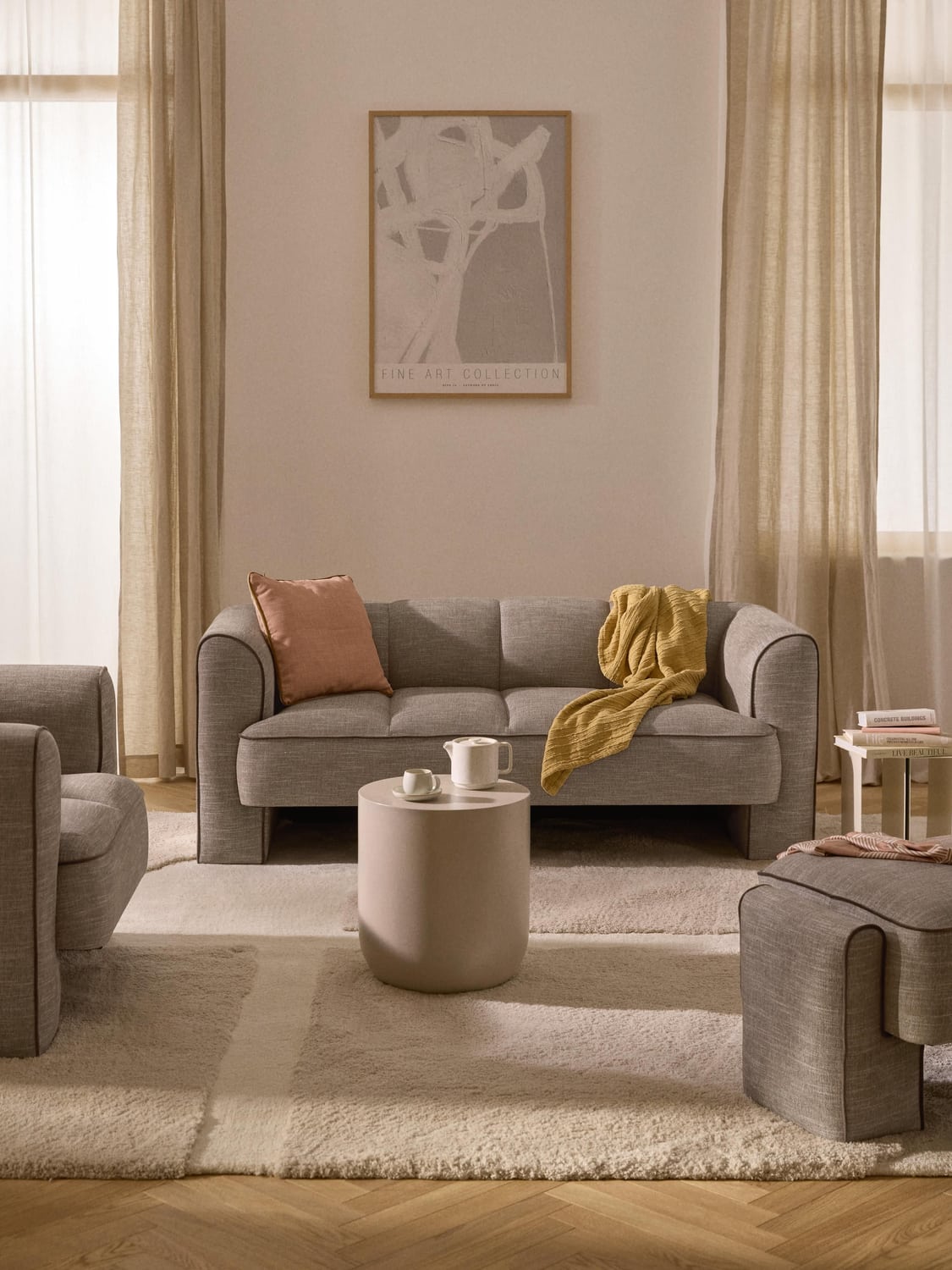 Bobi Sofa (2-seater) — Taupe
