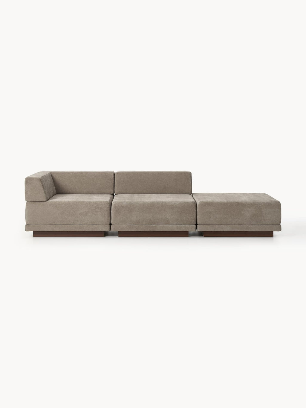 Colin Modular Sofa (4-seater) with Ottoman — Taupe