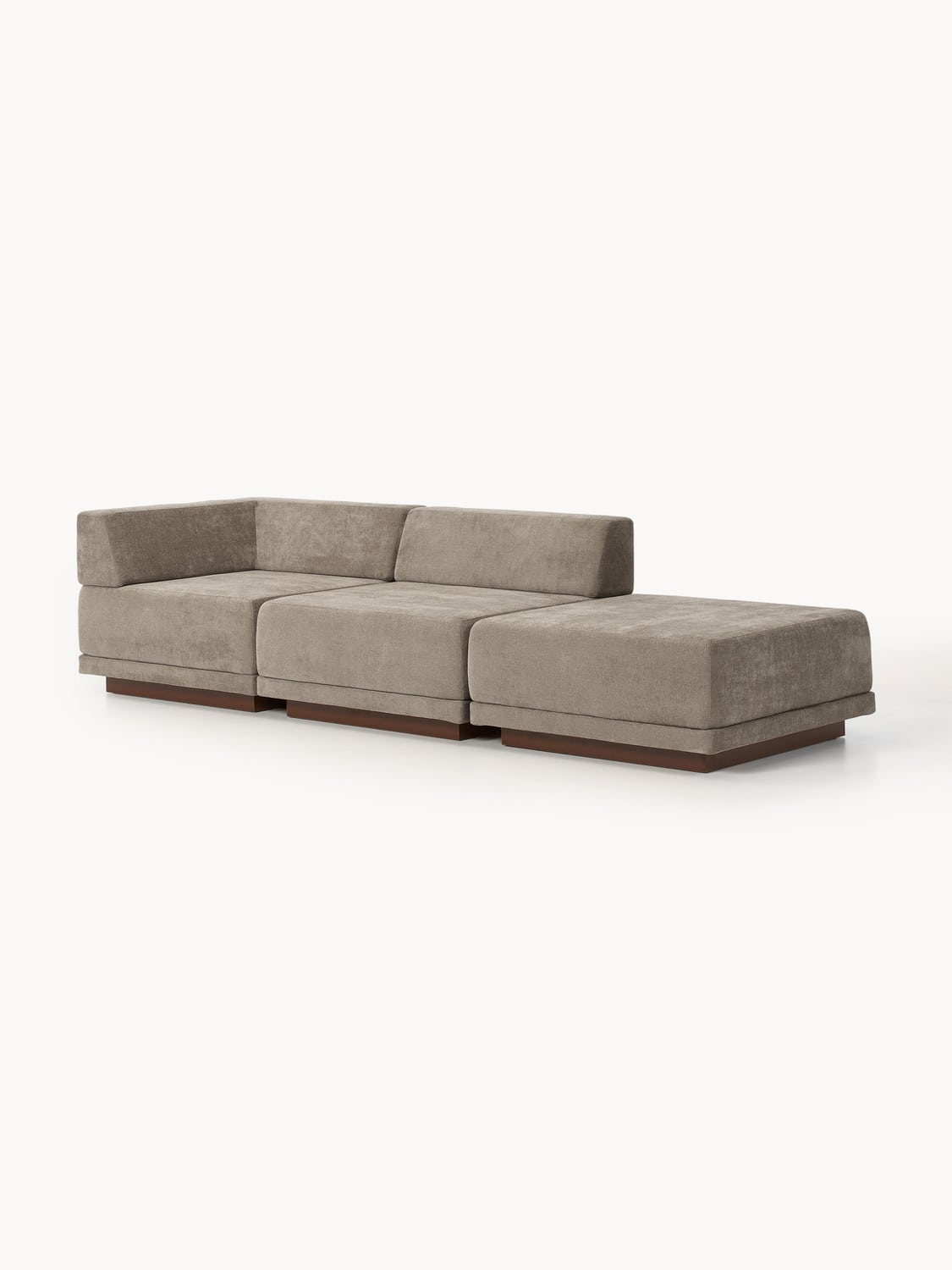 Colin Modular Sofa (4-seater) with Ottoman — Taupe