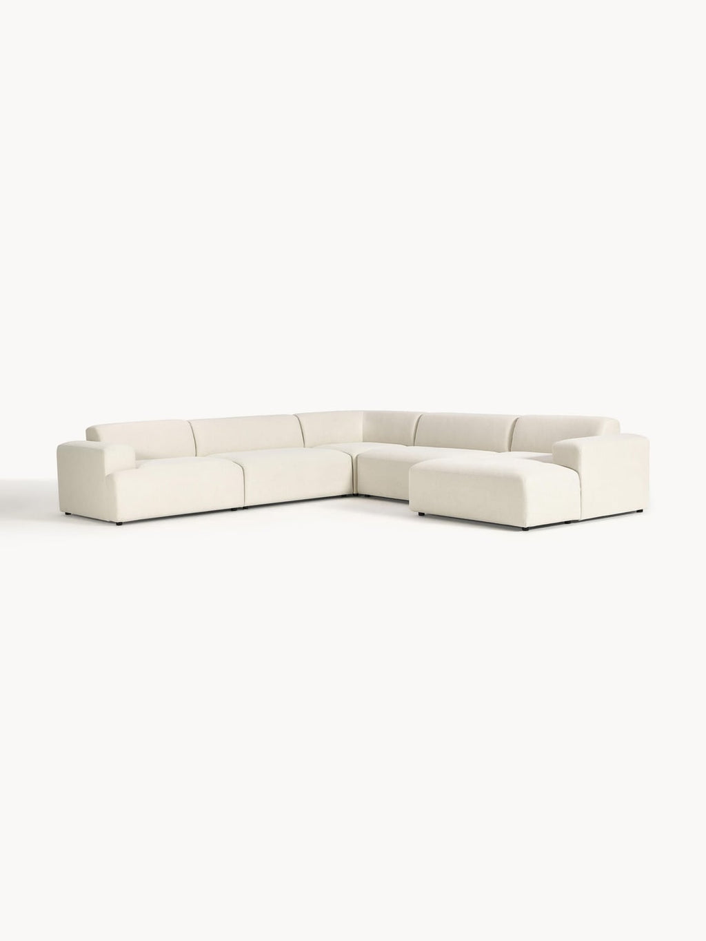 Melva XL Corner Sofa — Off-White