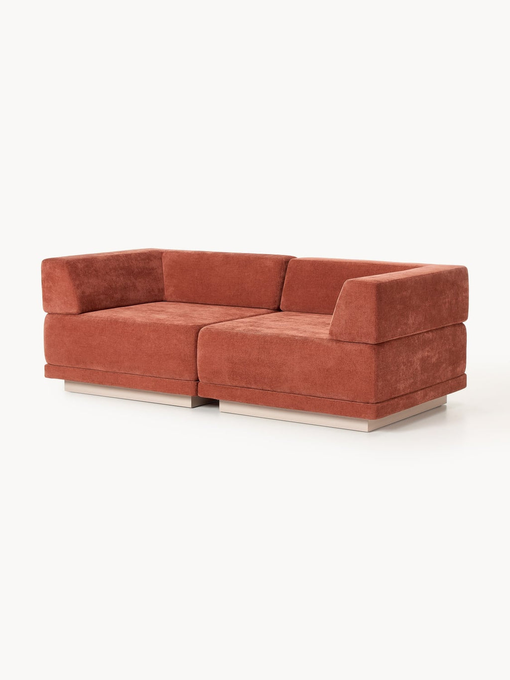 Colin Modular Sofa (2-seater) — Terracotta