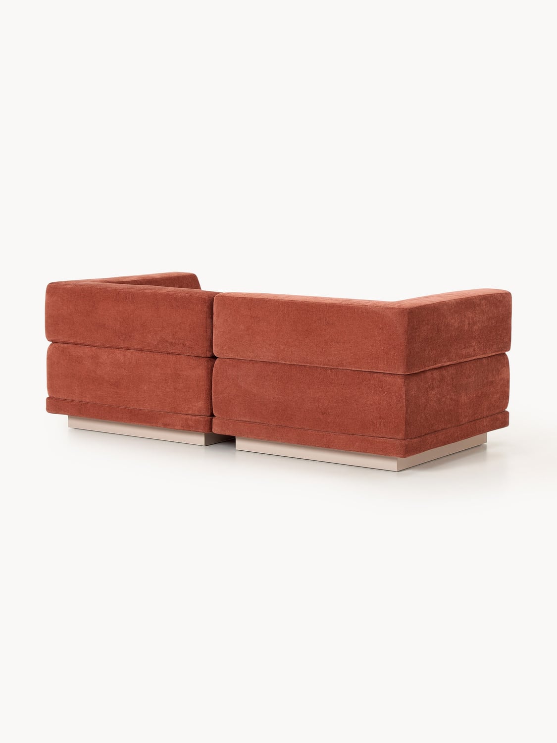 Colin Modular Sofa (2-seater) — Terracotta