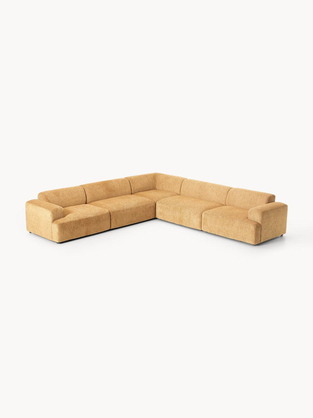 Melva XL Corner Sofa — Mustard