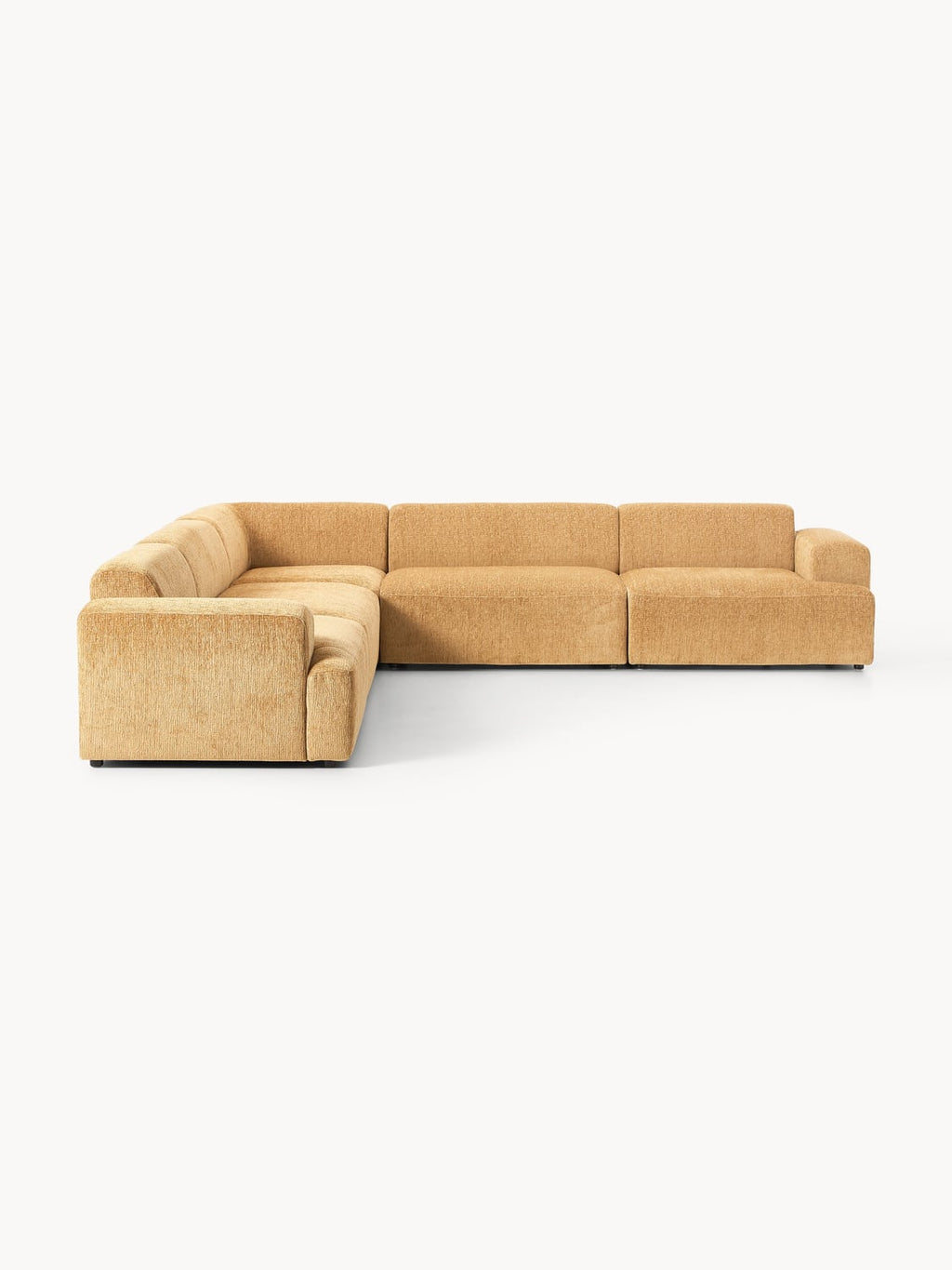 Melva XL Corner Sofa — Mustard