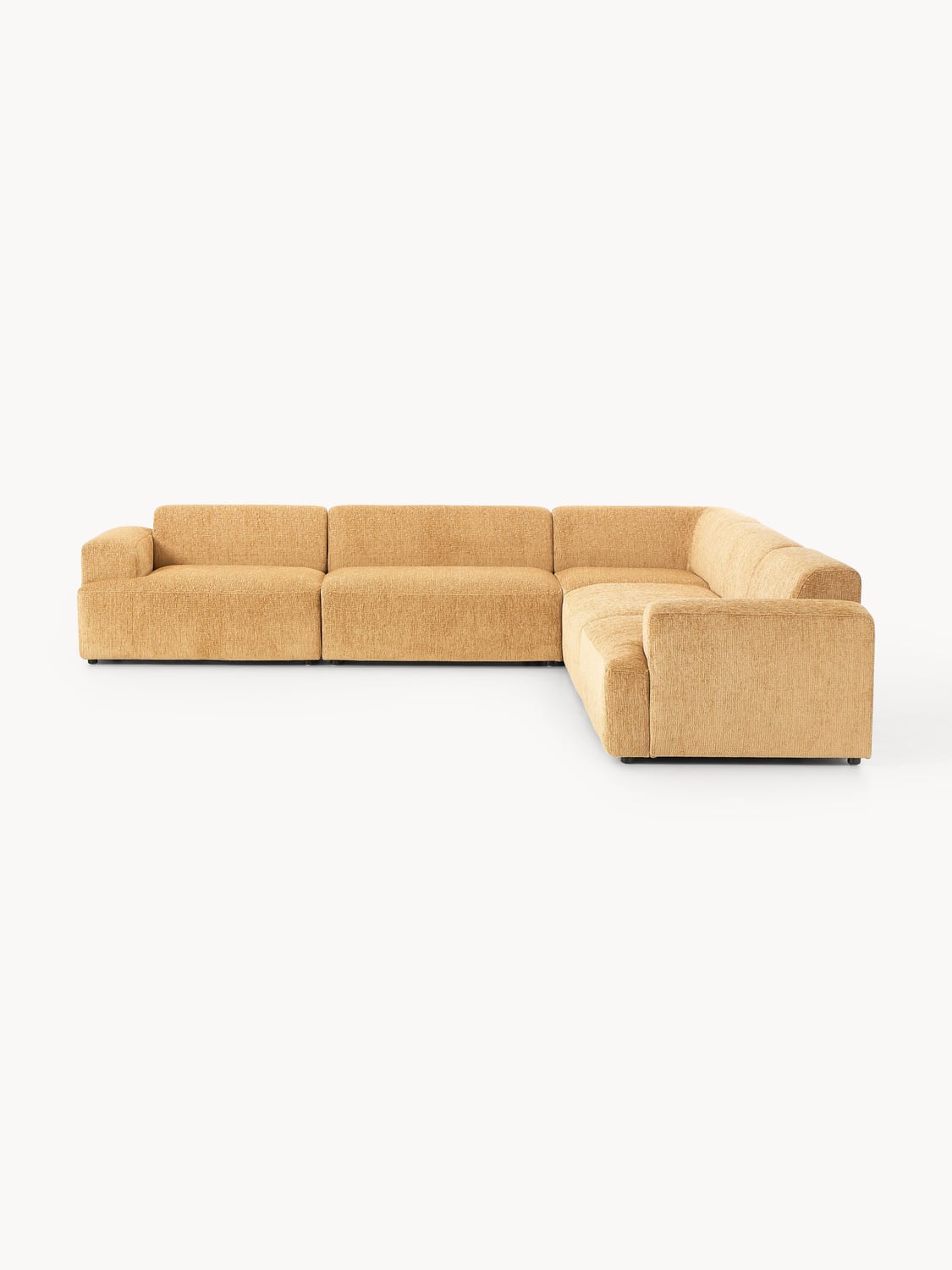 Melva XL Corner Sofa — Mustard