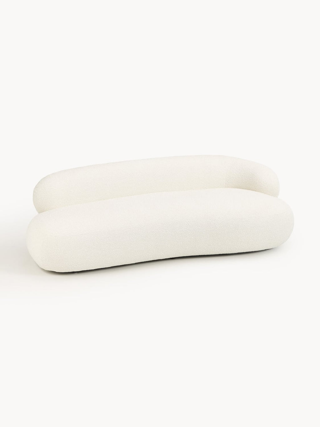 Alba Bouclé Sofa (3-seater) — Off-White