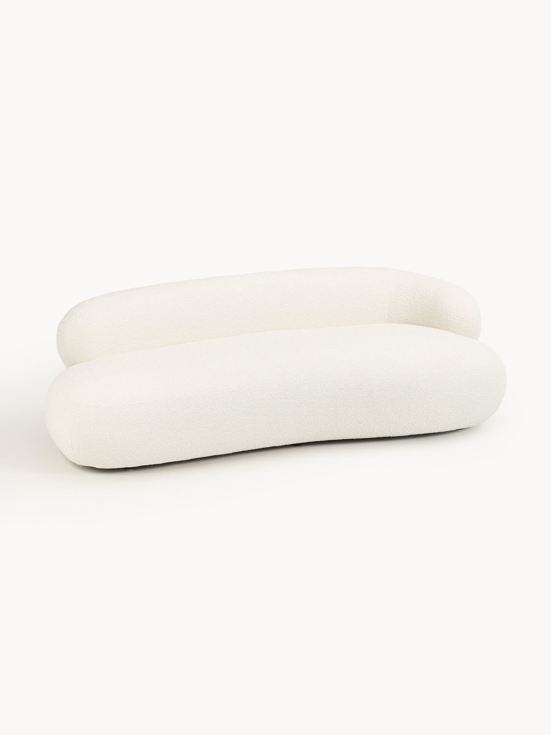 Alba Bouclé Sofa (3-seater) — Off-White