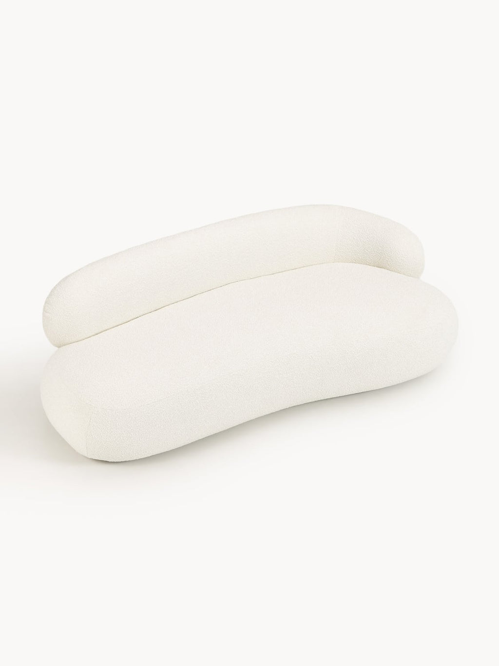 Alba Bouclé Sofa (3-seater) — Off-White
