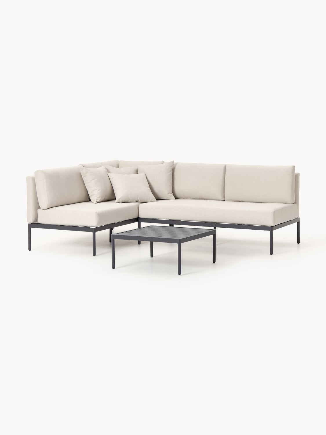 Linden Garden Lounge Set, set of 2 — Light Grey