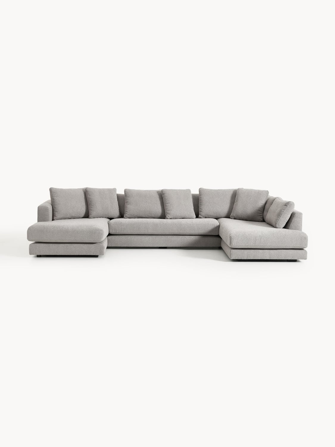 Tribeca XL Bouclé Sofa — Grey