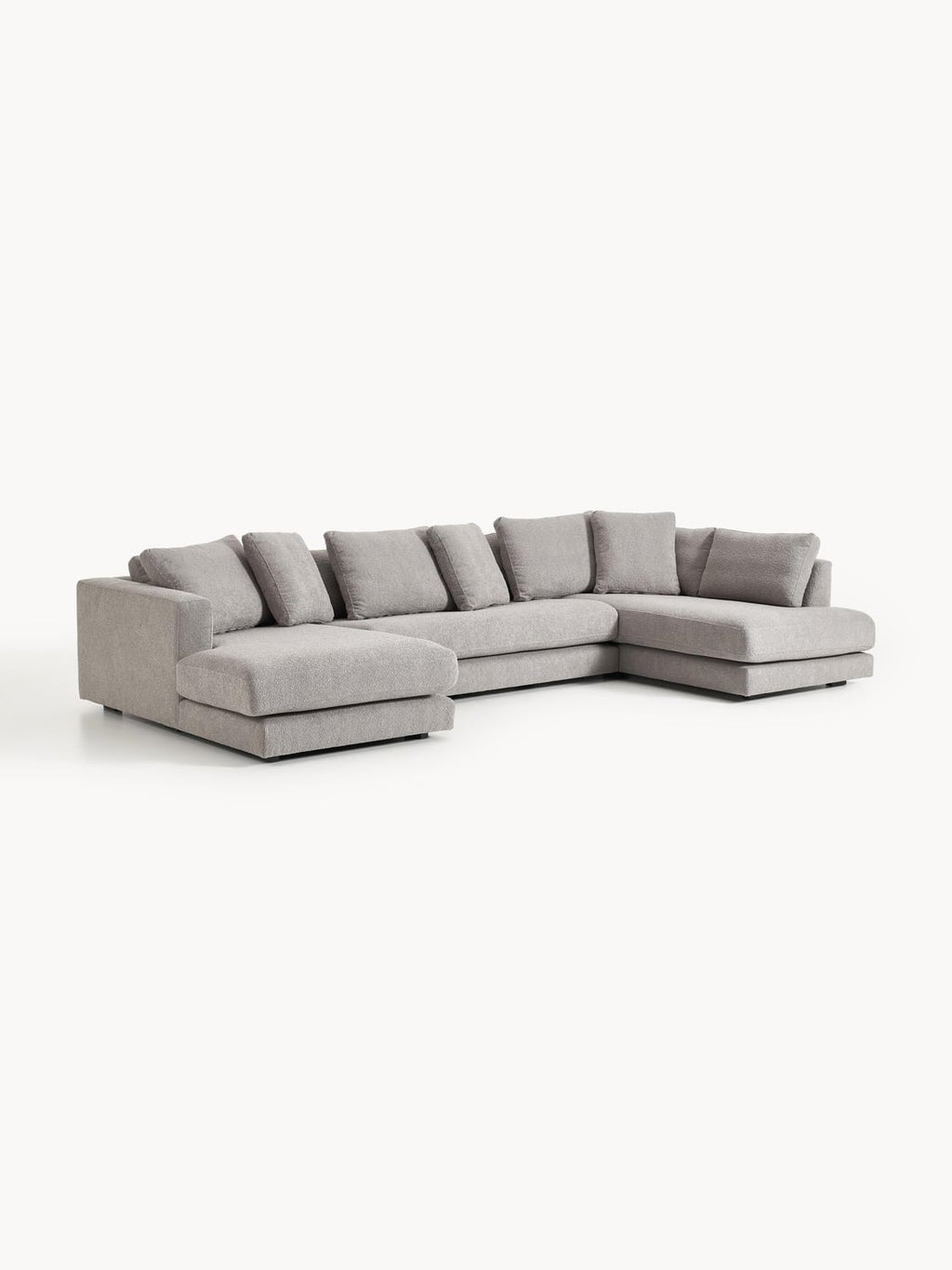 Tribeca XL Bouclé Sofa — Grey