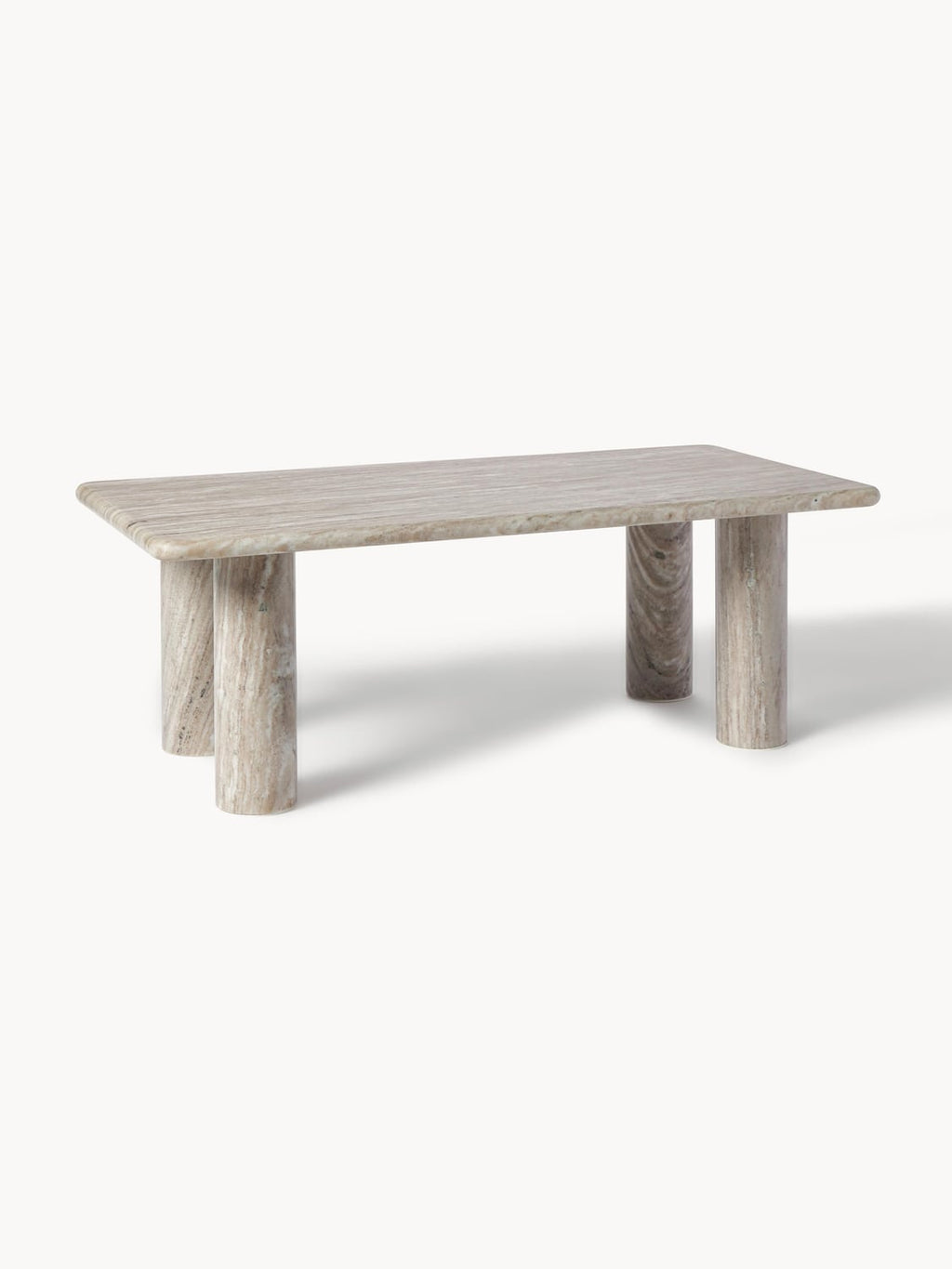 Mabel Marble-Coffee Table — Sand Beige