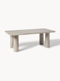 Mabel Marble-Coffee Table — Sand Beige