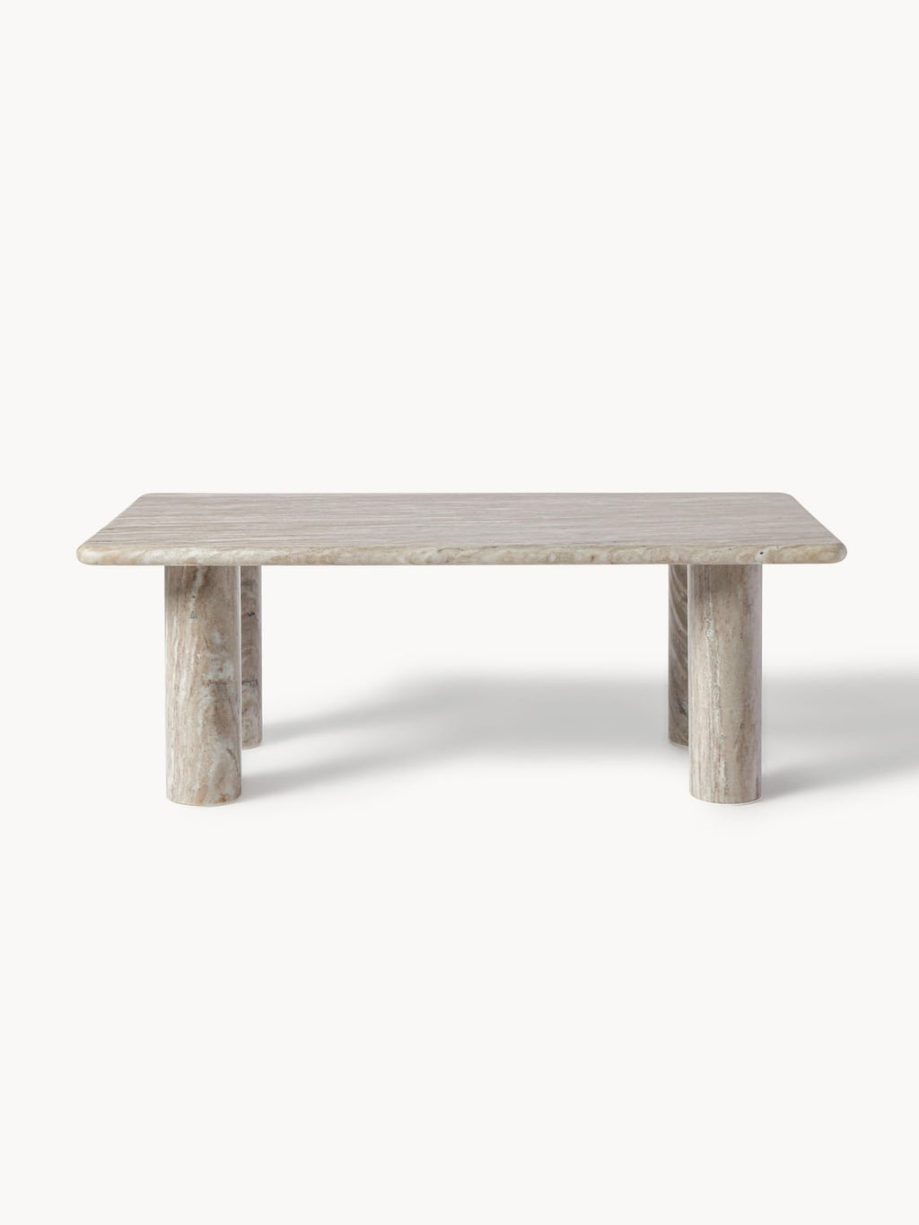 Mabel Marble-Coffee Table — Sand Beige