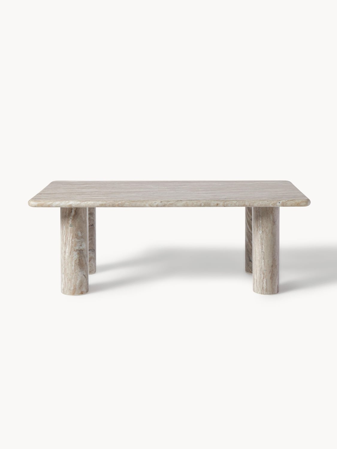 Mabel Marble-Coffee Table — Sand Beige