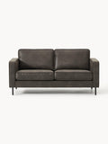 Hunter Leather-Sofa (2-seater) — Anthracite