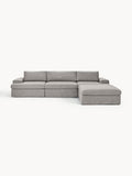 Russell Modular Sofa (4-seater) with Ottoman (left/right) — Grey
