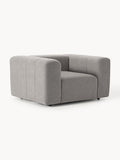 Lena Bouclé Lounge Chair — Taupe