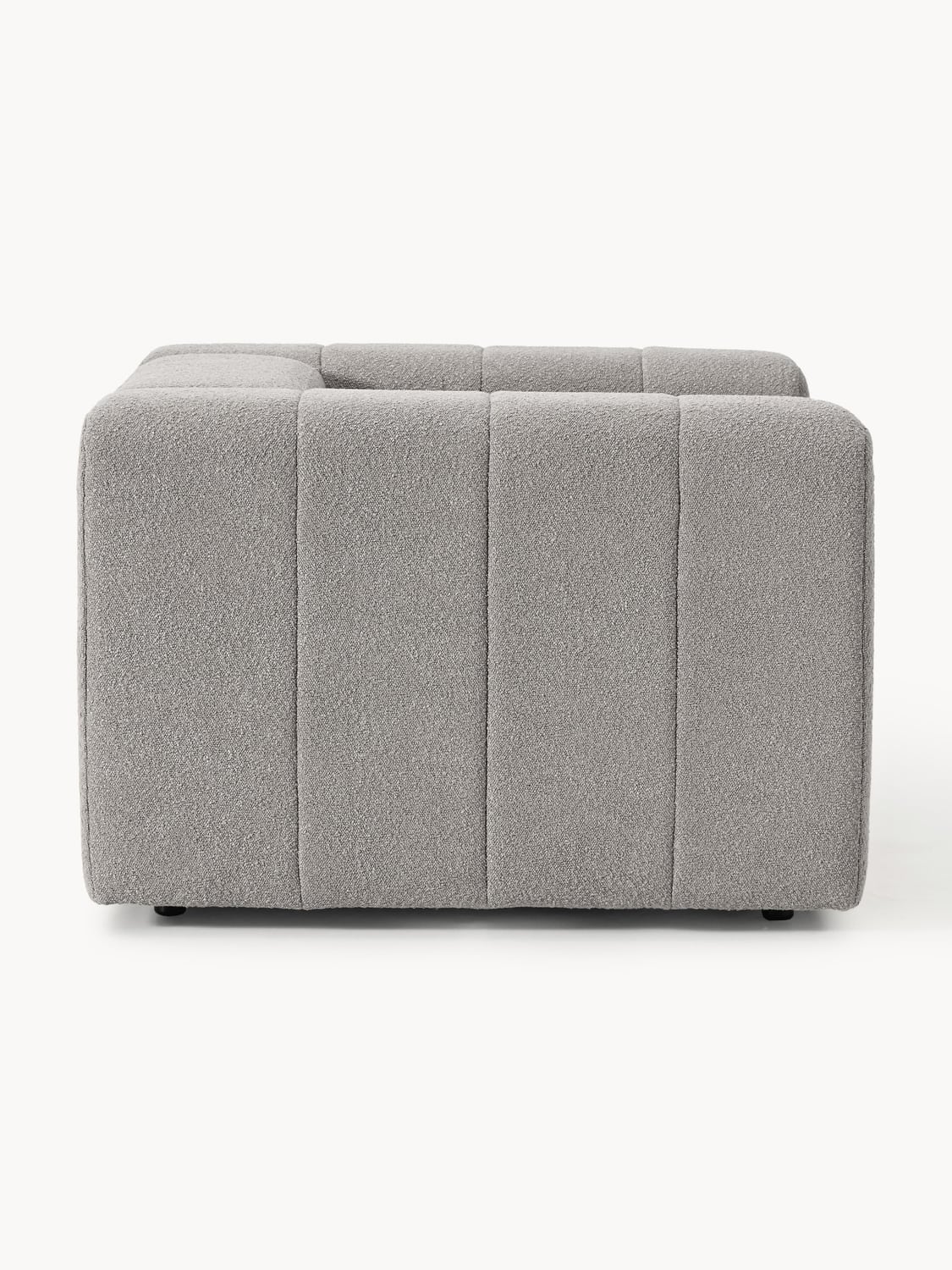 Lena Bouclé Lounge Chair — Taupe