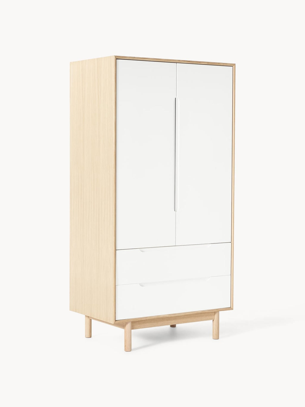 Cassy Small Wardrobe, 2-door — Cream