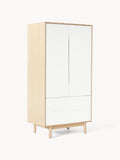 Cassy Small Wardrobe, 2-door — Cream