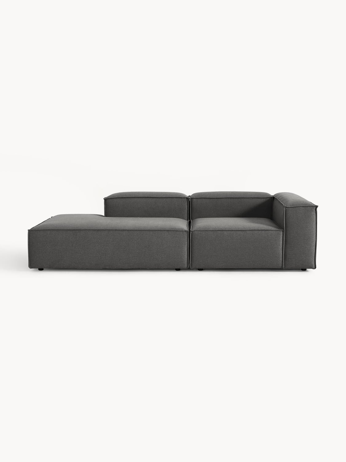 Lennon Modular Ottoman — Dark Grey