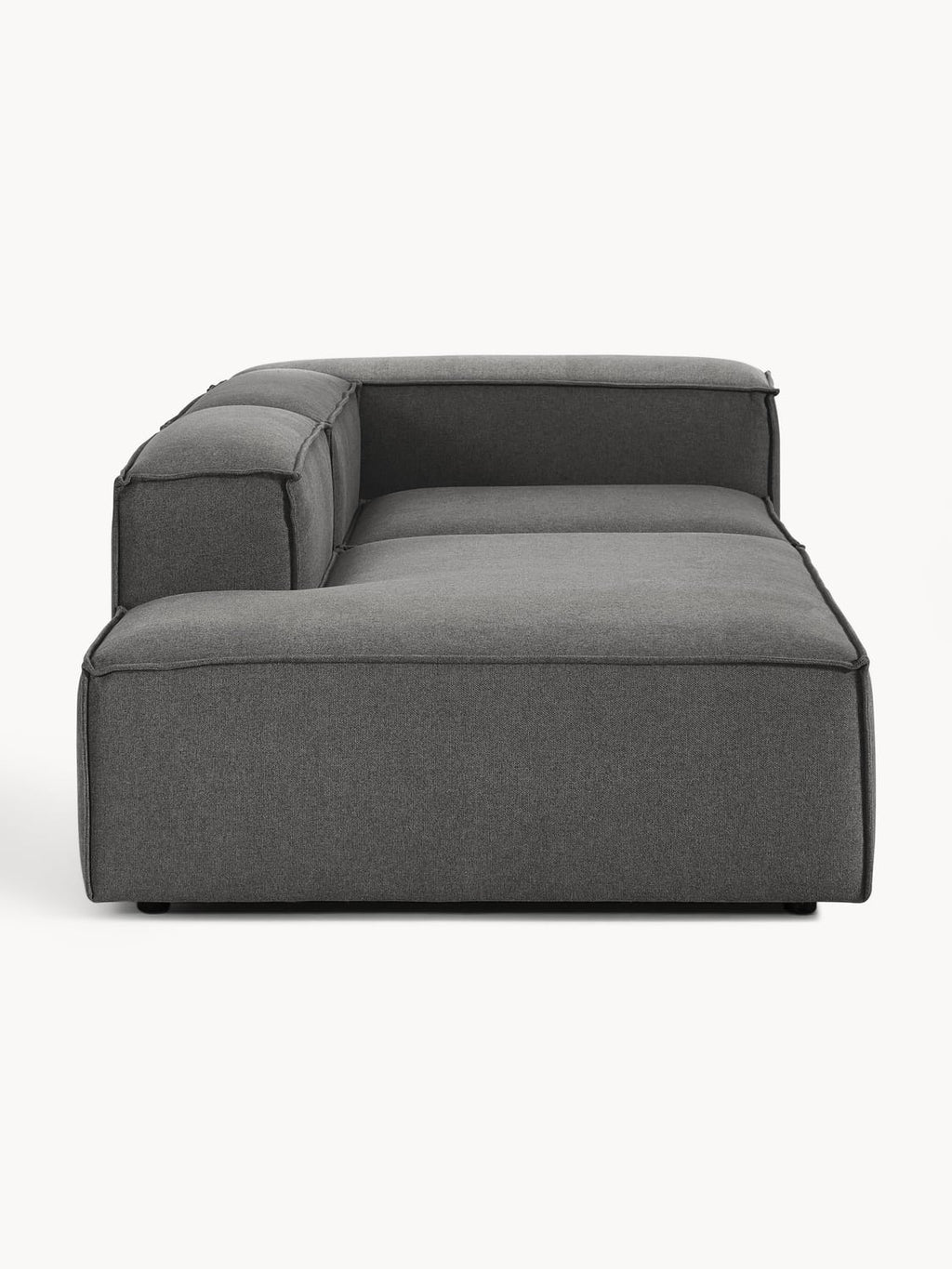 Lennon Modular Ottoman — Dark Grey