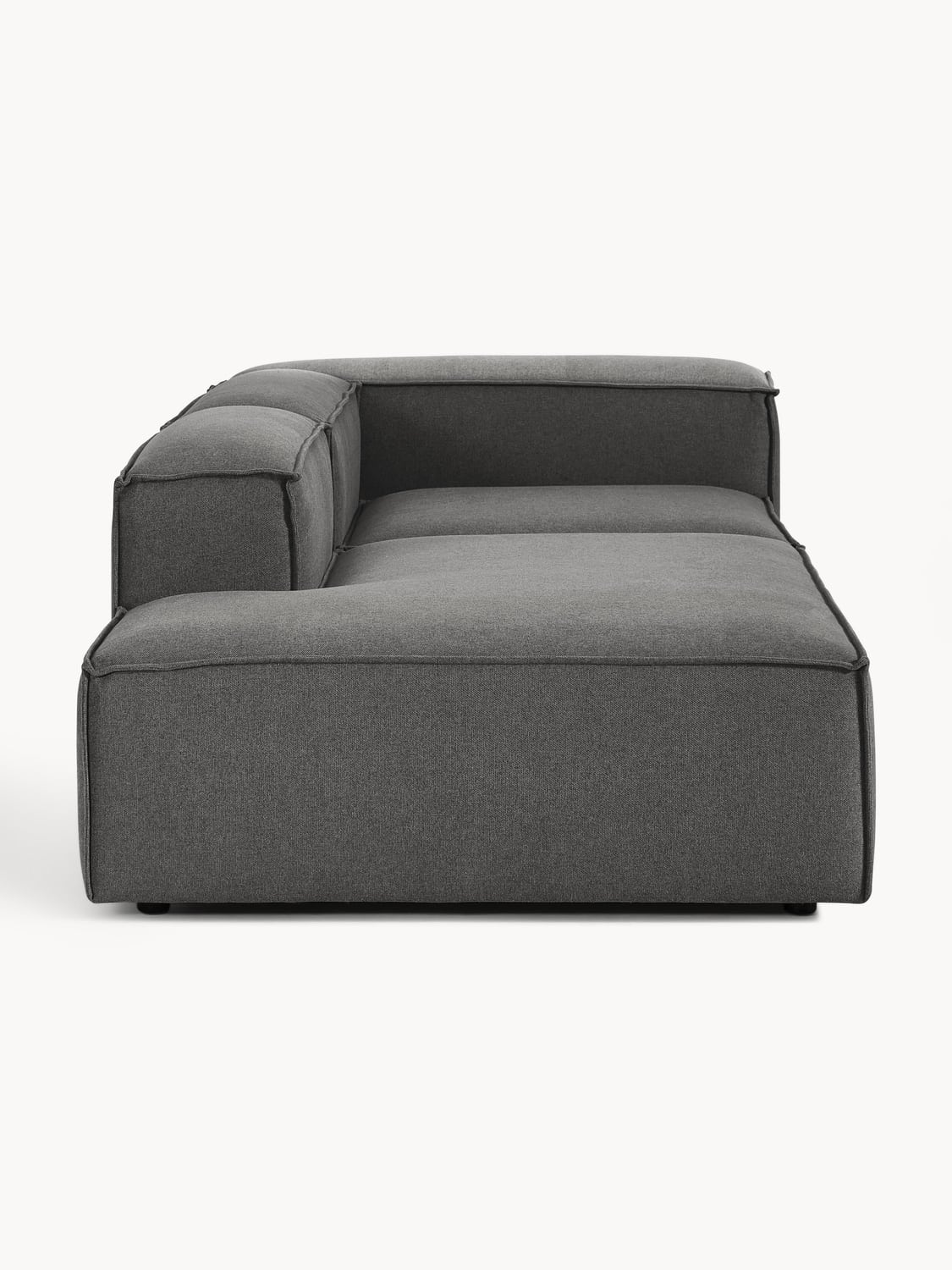 Lennon Modular Ottoman — Dark Grey