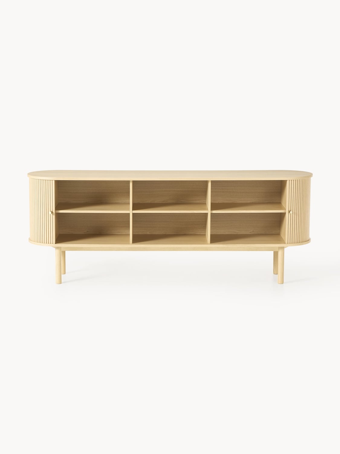 Calary XL Sideboard with Fluted Front — Sand