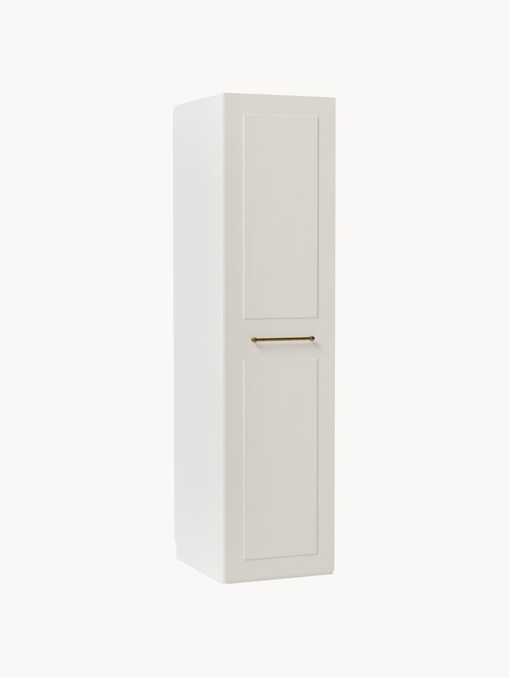 Charlotte Modular Hinged-Door Wardrobe, 50 cm Width, in various sizes — Off-White