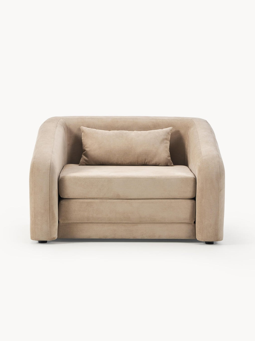 Eliot Sleeper Chair — Warm Grey