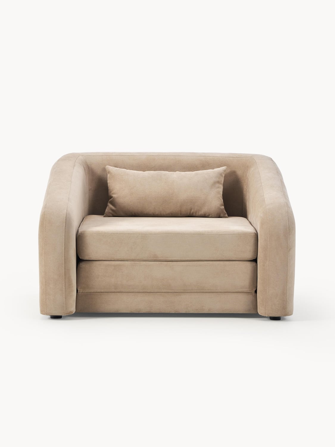 Eliot Sleeper Chair — Warm Grey