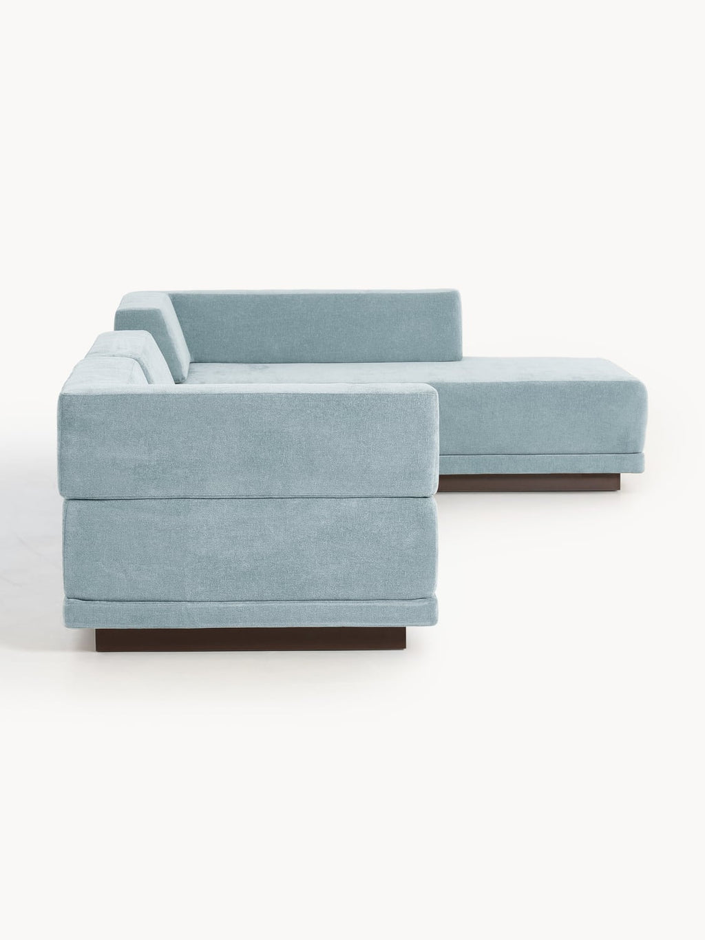 Colin Modular Corner Sofa (4-seater) with Coffee Table — Grey