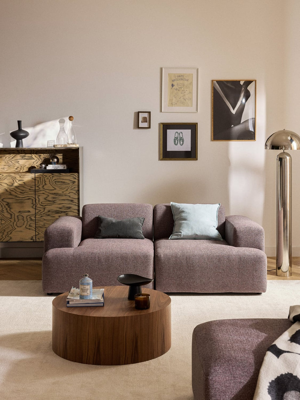 Melva Sofa (2-seater) — Clay